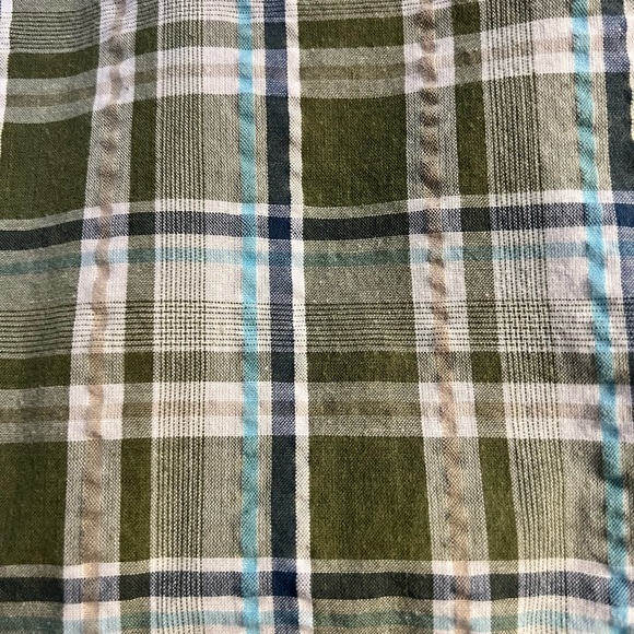 Mens XXL Croft & Barrow Quick Dry Green Plaid Button Down Shirt - Picture 6 of 6